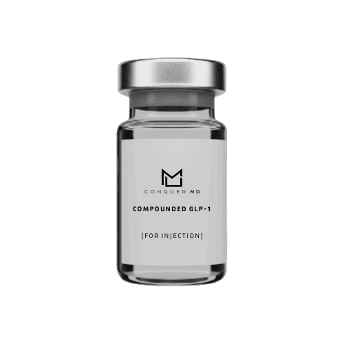 Conquer MD Compounded GLP-1 injectable vial
